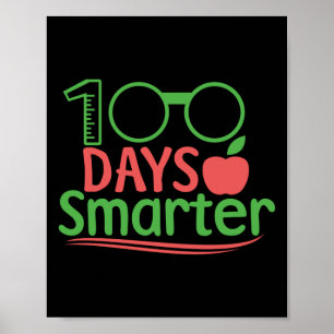 100-dagarsdagen i skolan 100 dagar smartare poster