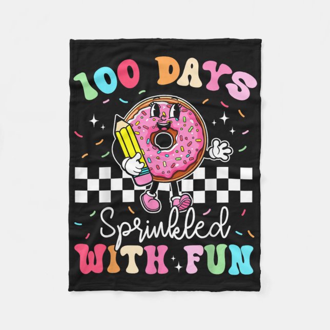 100-dagarsdagen i skolan, 100 dagar sprinklad med fleecefilt (Framsidan)