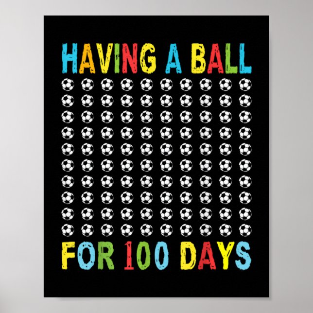 100-dagarsdagen i skolan för 100 dagar Olaitu Poster (Framsidan)