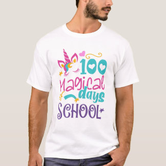 100-dagarsdisken 100 magiska dagar för skolenätet t shirt
