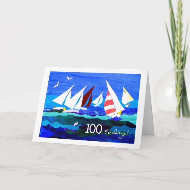 100-dagarskort - segling kort (Framsida)