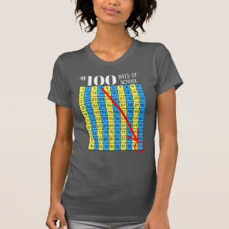 100. Dagen av skolar T-tröja 100s kartlägger T Shirt