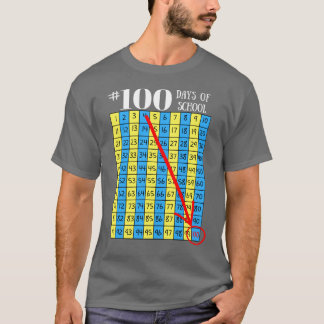100. Dagen av skolar T-tröja 100s kartlägger T Shirt
