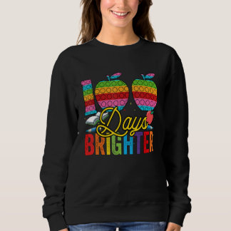 100 Days Brighter Popping For Teachers And Kids St T Shirt