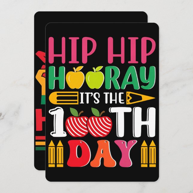 100 Days Learning Black History 2026 Poster  Julkort (Fram/baksida)