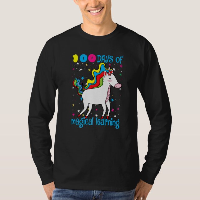 100 Days Of Magical Learning 100th Day Of School U T Shirt (Framsida)