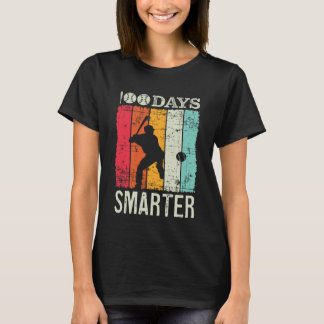 100 Days Of School Baseball Boy Fun Celebration St T Shirt
