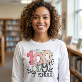 100 Days of School Celebration Basic T Shirt