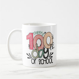 100 days of school celebration gift kaffemugg