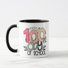 100 days of school celebration gift mugg
