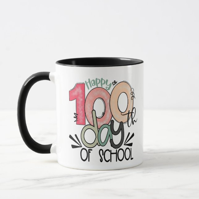 100 days of school celebration gift mugg (Vänster)