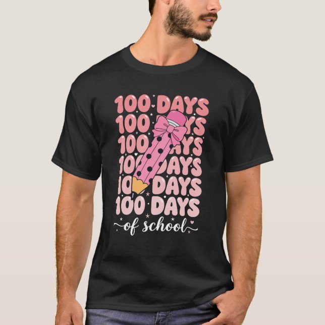 100 days of school celebration t shirt (Framsida)