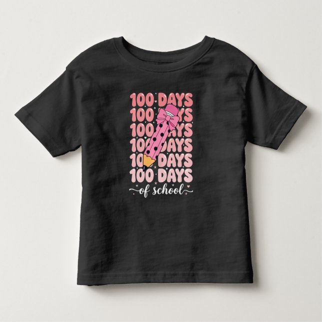 100 days of school celebration t shirt (Framsida)