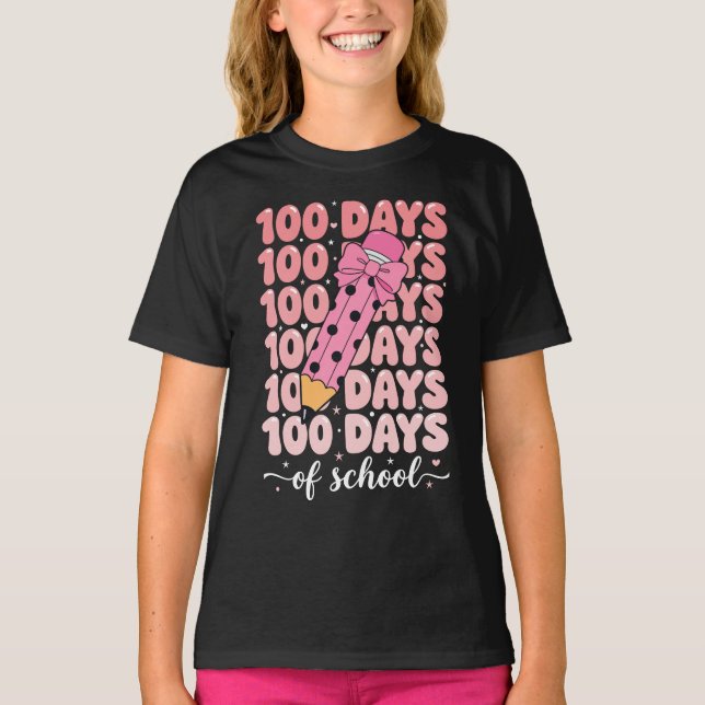 100 days of school celebration t shirt (Framsida)