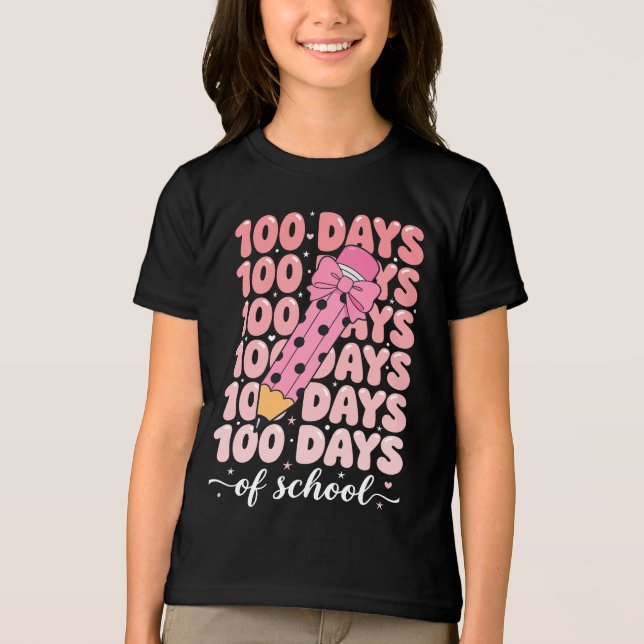 100 days of school celebration t shirt (Framsida)