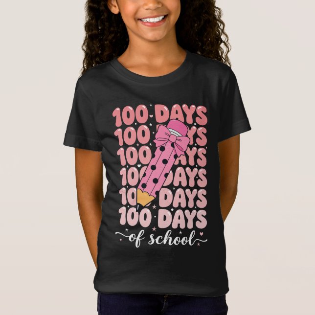 100 days of school celebration t shirt (Framsida)