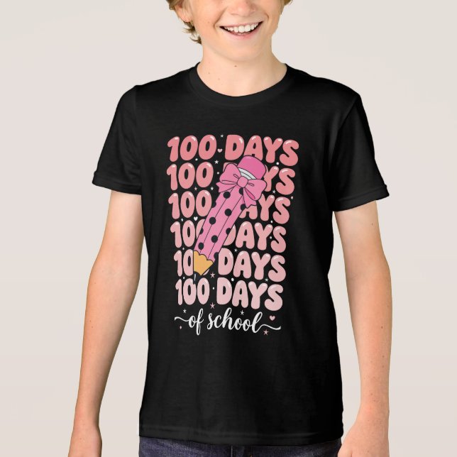 100 days of school celebration t shirt (Framsida)