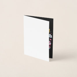 100 Days Of School  Folierat Kort