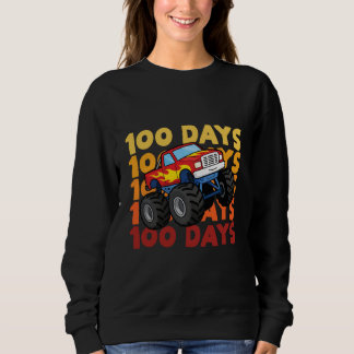 100 Days of School Kids Monster Truck Boys and Gir T Shirt