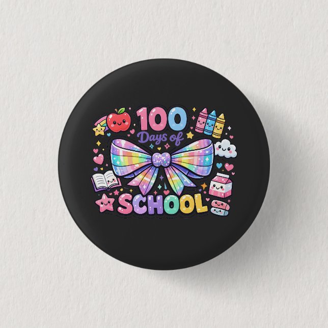 100 Days Of School  Knapp (Framsida)