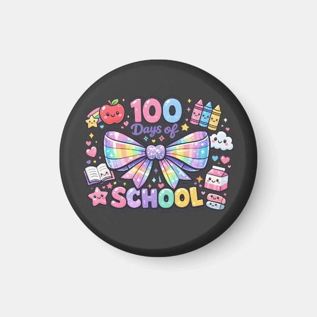 100 Days Of School  Magnet (Framsidan)