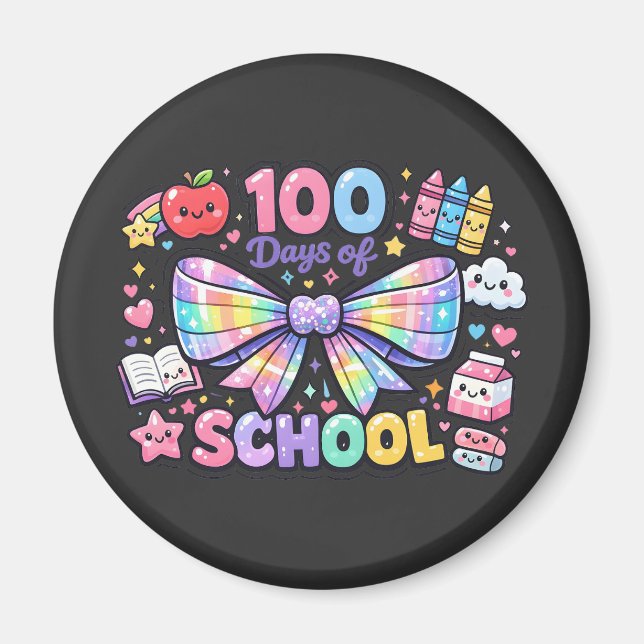 100 Days Of School  Magnet (Framsidan)
