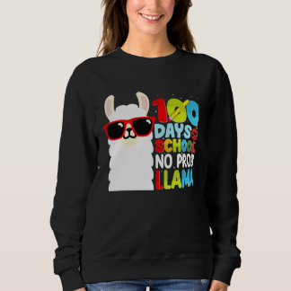 100 Days Of School No Probllama Llama Lover Studen T Shirt