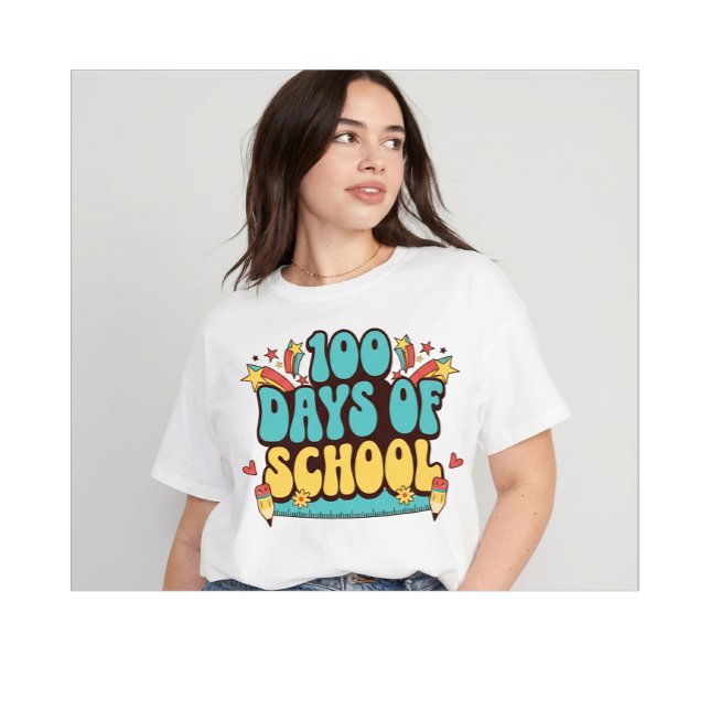 100 Days Of School Pencil teachers gifts  T Shirt (Skapare uppladdad)
