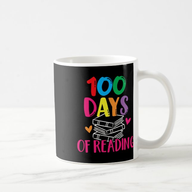 100 Days Of School Reading English Teacher Books S Kaffemugg (Höger)