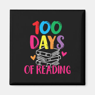 100 Days Of School Reading English Teacher Books S Magnet