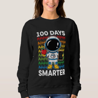 100 Days Smarter Space Astronaut 100th Day School  T Shirt