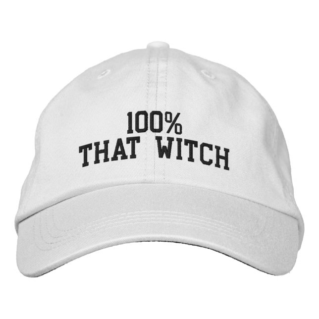 100% Den Häxan Broderad Keps (Framsida)