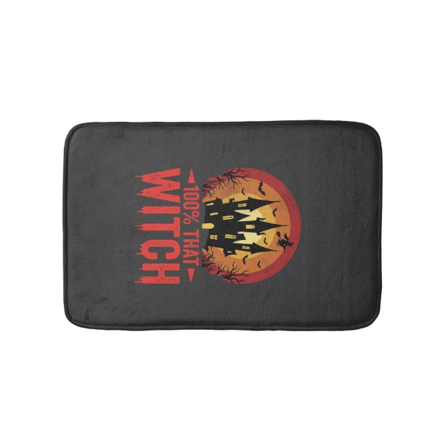 100% Den Häxan Halloween Slott Badrumsmatta (Framsidan)