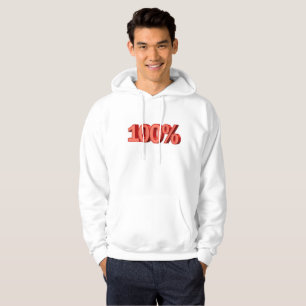 100 % design hoodie