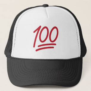 100 Designade Emoji Keps