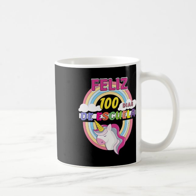 100 dias de Escuela 100-dagars skoltid Kaffemugg (Höger)
