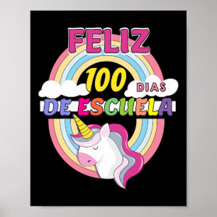100 dias de Escuela 100-dagars skoltid Poster
