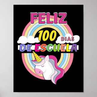 100 dias de Escuela 100-dagars skoltid Poster