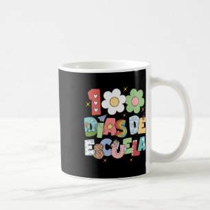 100 Dias De Escuela Bilingual Spain Teacher Kaffemugg