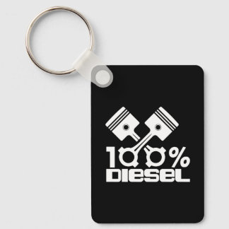 100 Diesel I Dieselholics I Trucker Nyckelring