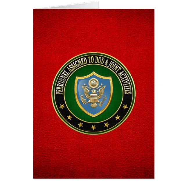 [100] DOD & Joint Activities CSIB Speciell Edition Hälsningskort (Framsidan)
