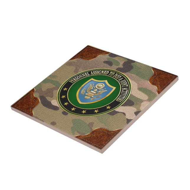 [100] DOD & Joint Activities CSIB Speciell Edition Kakelplatta (Sidan)