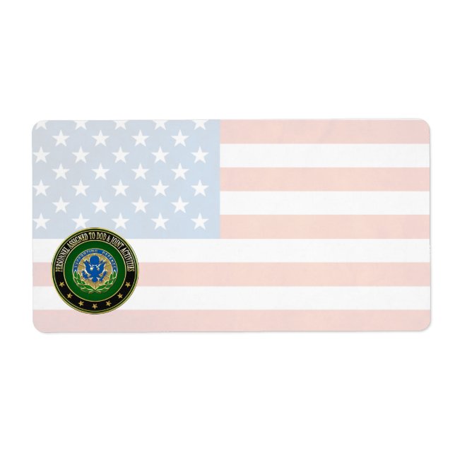 [100] DOD & Joint Activities DUI Speciell Edition Fraktsedel (Framsidan)