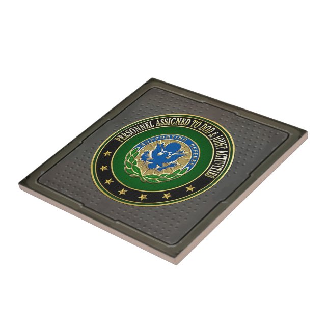 [100] DOD & Joint Activities DUI Speciell Edition Kakelplatta (Sidan)
