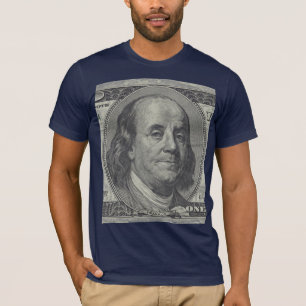 100 dollar Ben Franklin skjorta Tröja