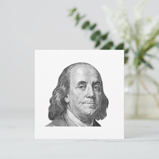 100 dollar, Benjamin Franklin (Stående Fram)