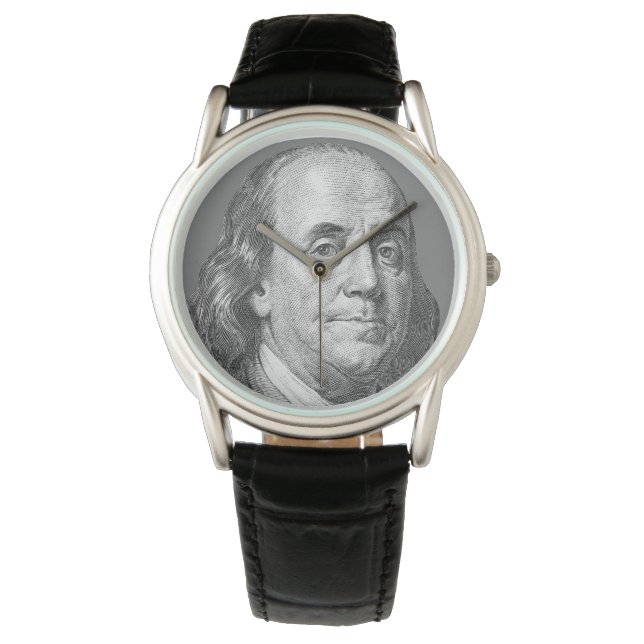 100 dollar, Benjamin Franklin Armbandsur (Framsida)