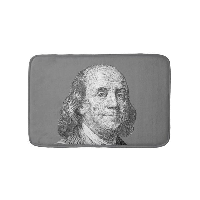 100 dollar, Benjamin Franklin Badrumsmatta (Framsidan)