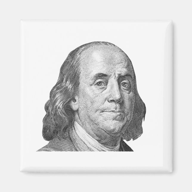 100 dollar, Benjamin Franklin Magnet (Framsidan)