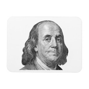 100 dollar, Benjamin Franklin Magnet